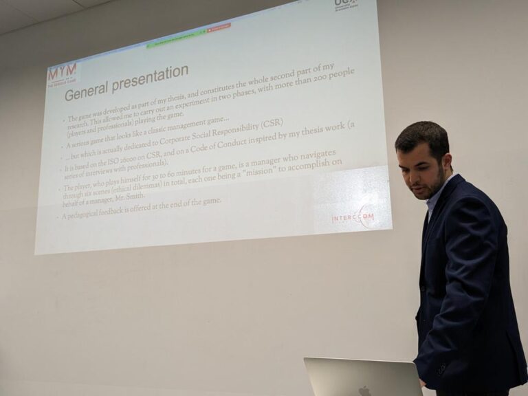 Dr. Hamza Asshidi presented MYM the serious